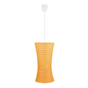 Lampadario su corda TAI 1xE27/60W/230V arancio