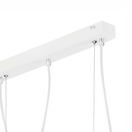 Lampadario su corda TARO 3xE27/60W/230V bianco