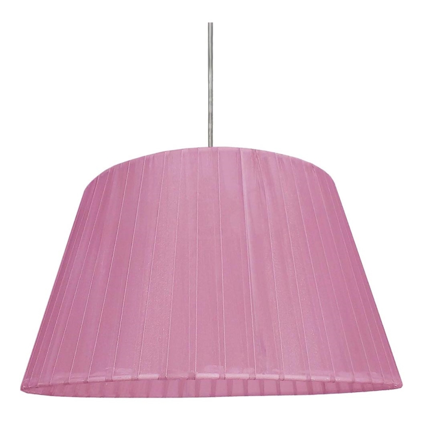 Lampadario su corda TIZIANO 1xE27/60W/230V rosa