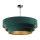 Lampadario su corda TRINITI 1xE27/60W/230V verde/oro