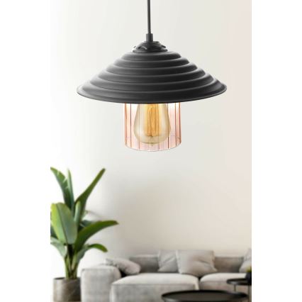 Lampadario su corda  UFO 1xE27/60W/230V