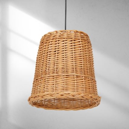 Lampadario su corda VIMINI 1xE27/40W/230V rattan