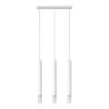 Lampadario su corda VIZIER 3xG9/40W/230V bianco