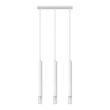 Lampadario su corda VIZIER 3xG9/40W/230V bianco