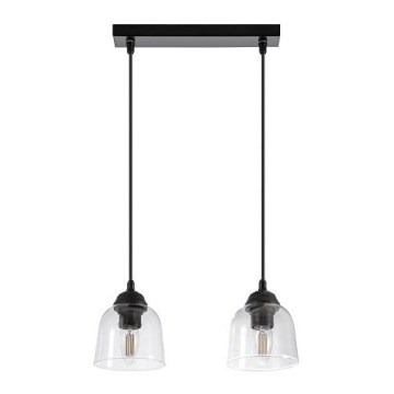 Lampadario su filo 2xE27/60W/230V