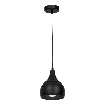 Lampadario su filo AKTAN 1xE27/60W/230V nero