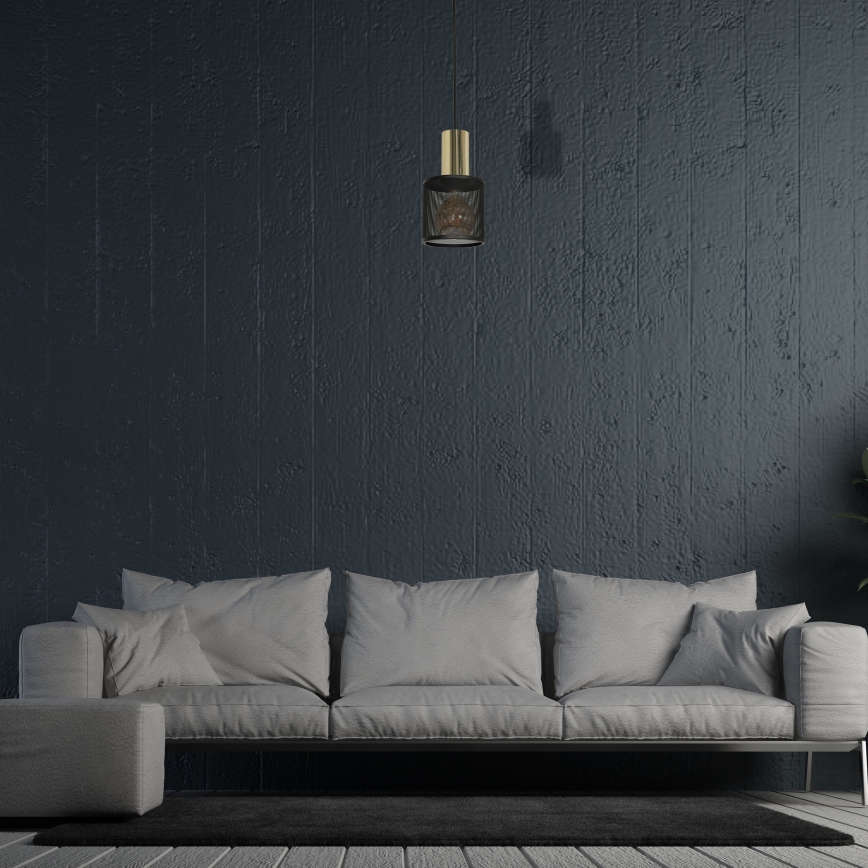 Lampadario su filo  ARES 1xE27/60W/230V