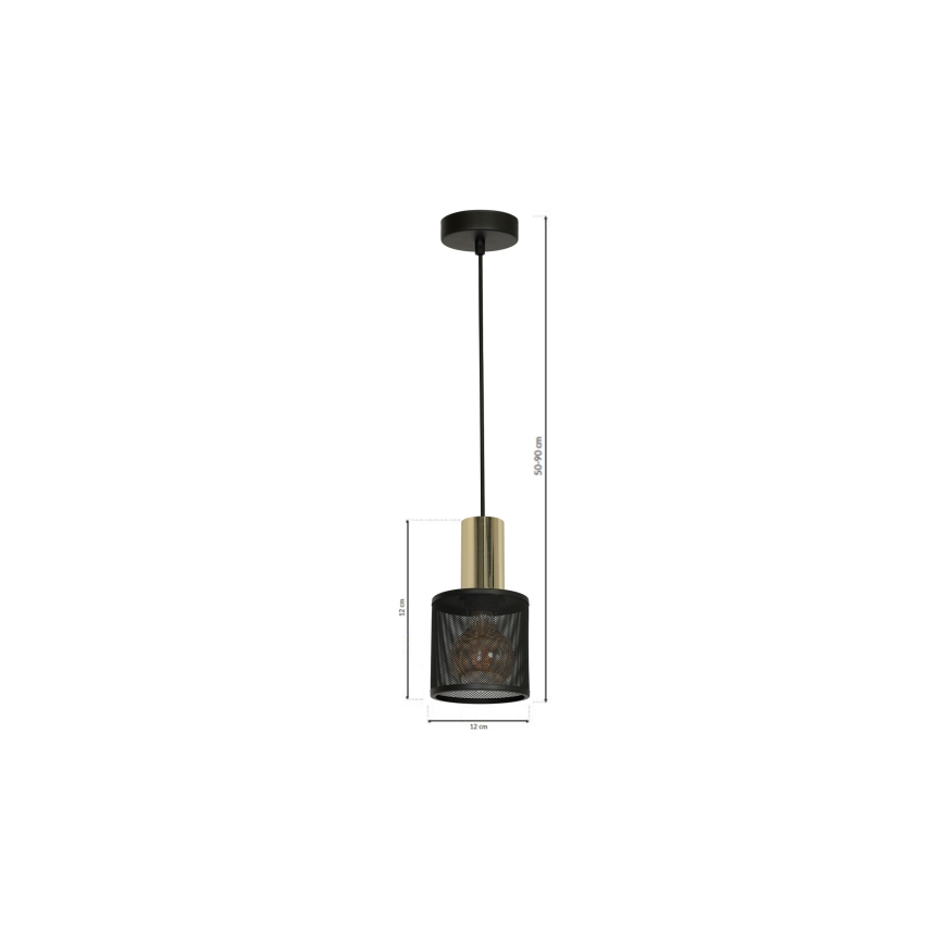Lampadario su filo  ARES 1xE27/60W/230V
