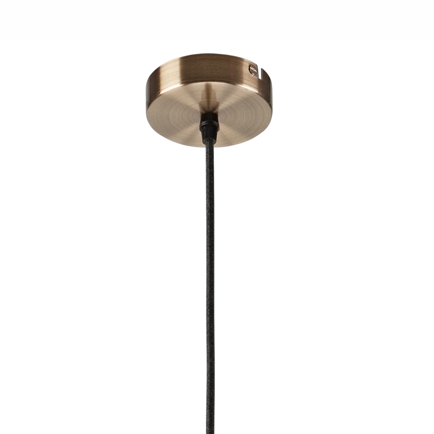 Lampadario su filo  ASTA 1xE27/60W/230V bronzo