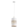 Lampadario su filo BOGART 1xE27/15W/230V bianco/oro