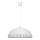 Lampadario su filo CIRCLE 1xE27/15W/230V bianco