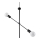 Lampadario su filo CONCEPT 2xE27/60W/230V