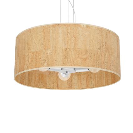 Lampadario su filo CORK 3xE27/60W/230V