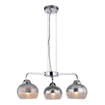 Lampadario su filo CROMINA 3xE27/60W/230V