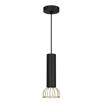 Lampadario su filo  DANTE 1xGU10/25W/230V nero/oro