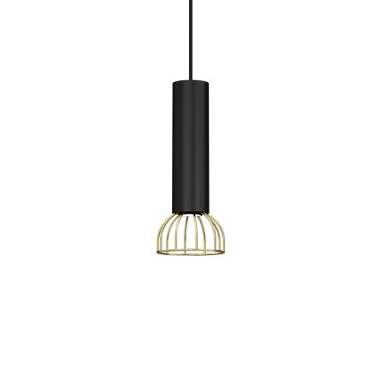 Lampadario su filo  DANTE 1xGU10/25W/230V nero/oro