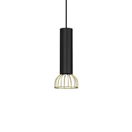 Lampadario su filo  DANTE 1xGU10/25W/230V nero/oro