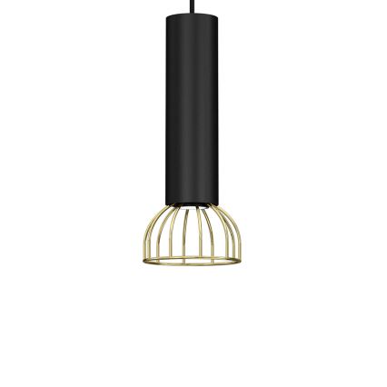 Lampadario su filo  DANTE 1xGU10/25W/230V nero/oro