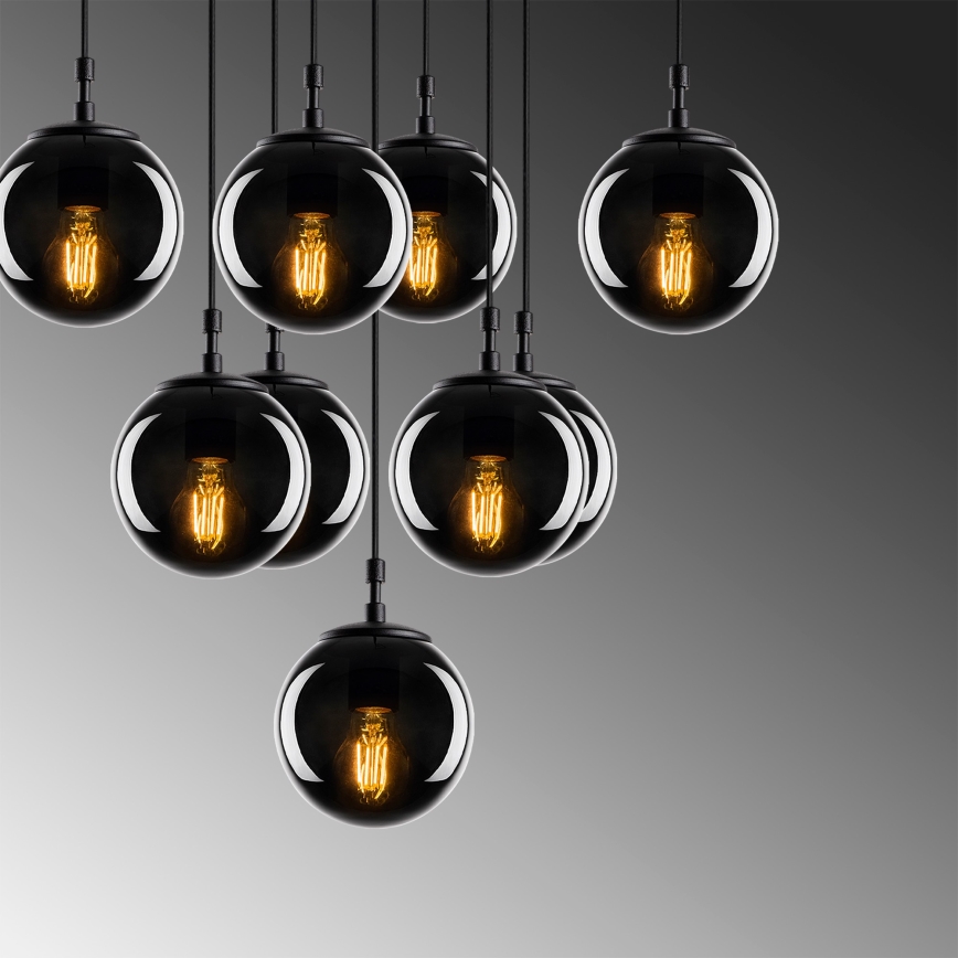 Lampadario su filo EFE 9xE27/40W/230V