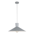 Lampadario su filo ELISTA 1xE27/60W/230V grigio