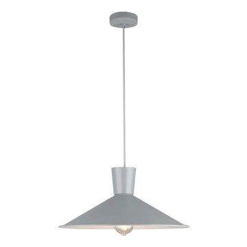 Lampadario su filo ELISTA 1xE27/60W/230V grigio