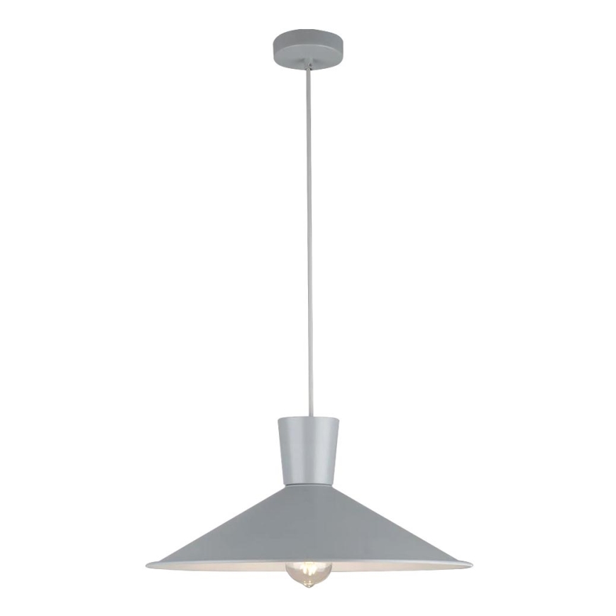 Lampadario su filo ELISTA 1xE27/60W/230V grigio