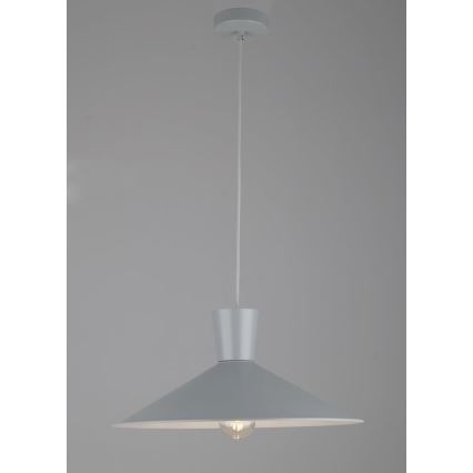 Lampadario su filo ELISTA 1xE27/60W/230V grigio