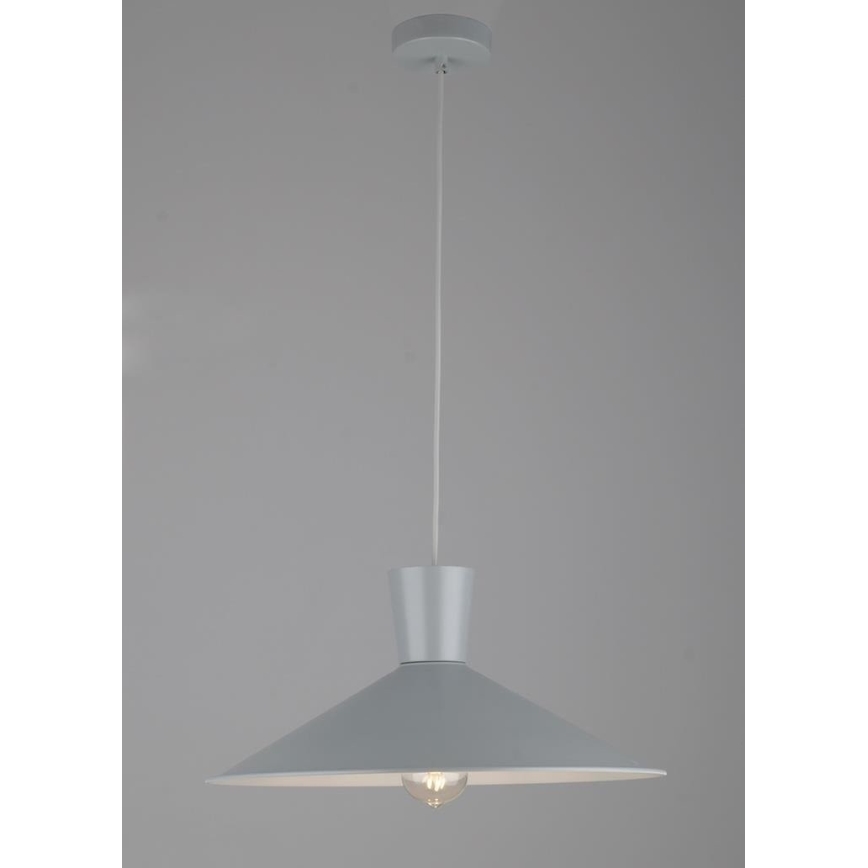Lampadario su filo ELISTA 1xE27/60W/230V grigio