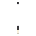 Lampadario su filo ELIT 1xGU10/10W/230V nero