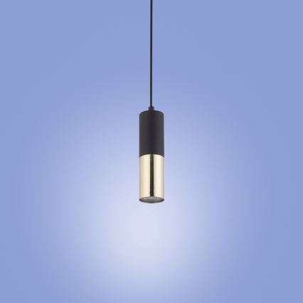 Lampadario su filo ELIT 1xGU10/10W/230V nero