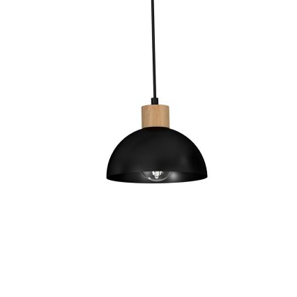 Lampadario su filo ERIK 2xE27/60W/230V beige/nero