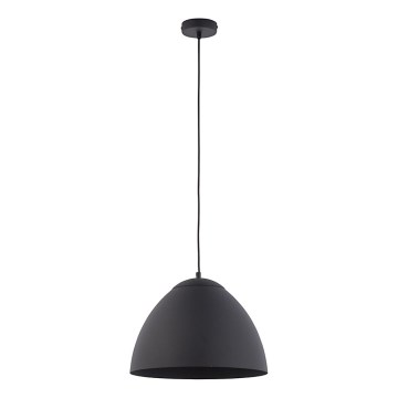 Lampadario su filo FARO 1xE27/60W/230V nero