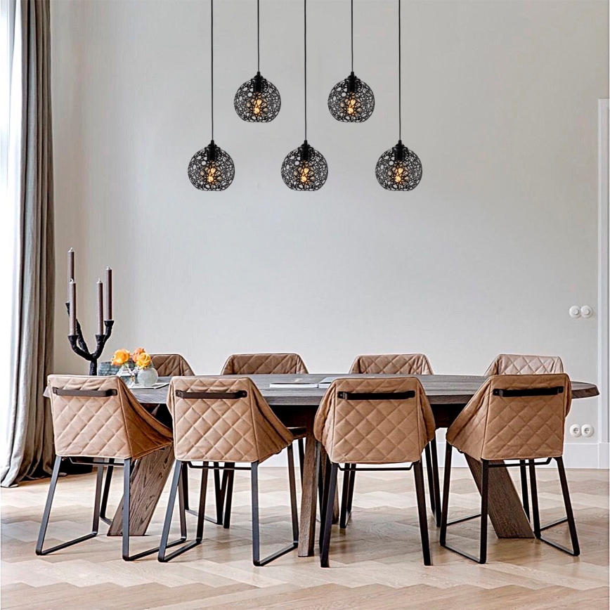 Lampadario su filo FELLINI 5xE27/100W/230V