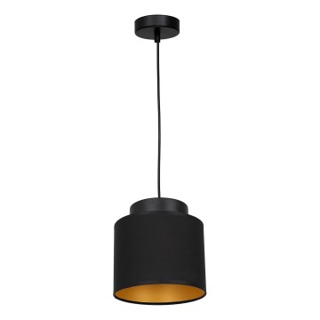 Lampadario su filo FRODI 1xE27/60W/230V nero