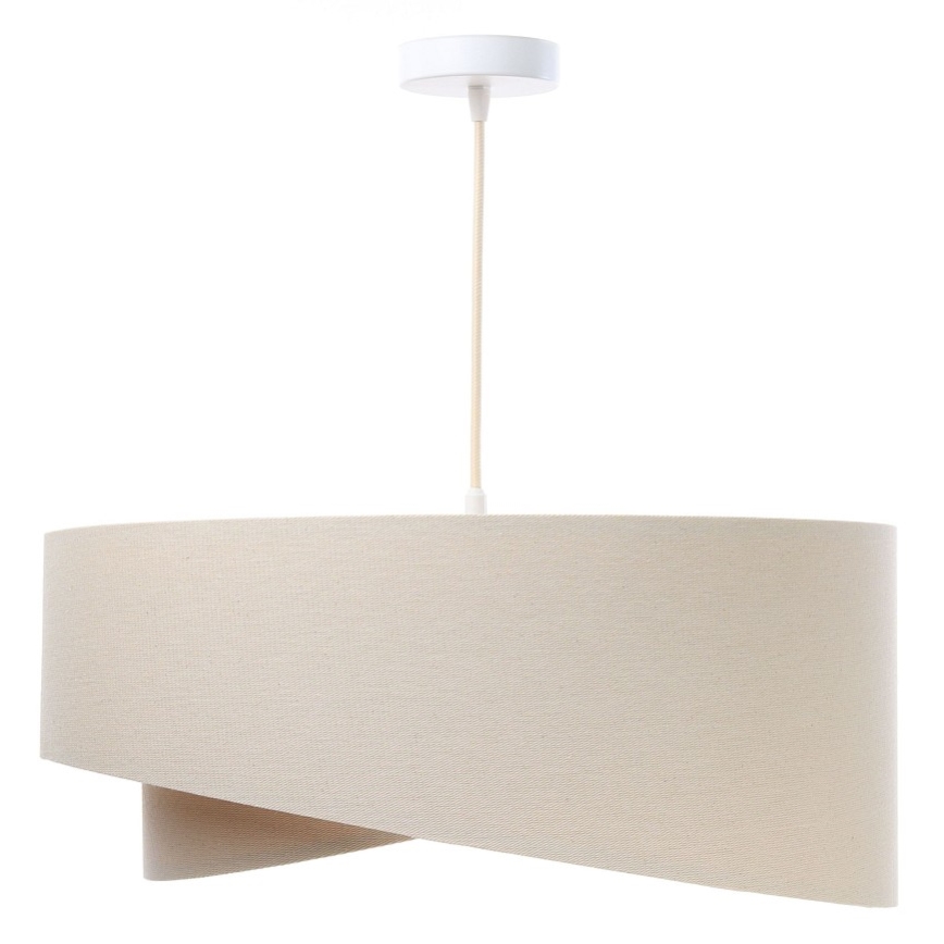 Lampadario su filo GALAXY 1xE27/60W/230V beige