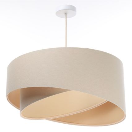 Lampadario su filo GALAXY 1xE27/60W/230V beige