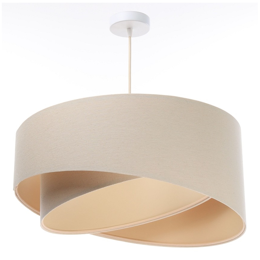 Lampadario su filo GALAXY 1xE27/60W/230V beige
