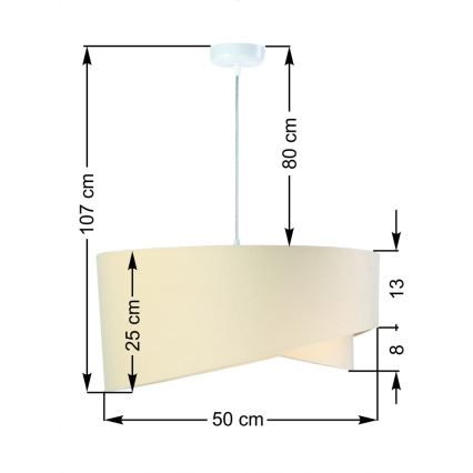 Lampadario su filo GALAXY 1xE27/60W/230V