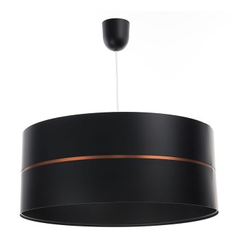 Lampadario su filo GLAM HOME 1xE27/60W/230V d. 40 cm nero