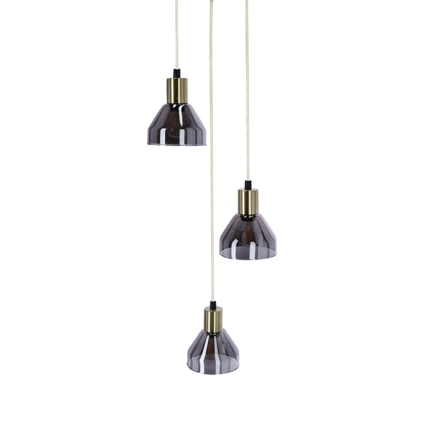 Lampadario su filo GREGORY 3xE14/40W/230V