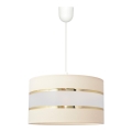 Lampadario su filo HELEN 1xE27/15W/230V crema