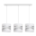 Lampadario su filo HELEN 3xE27/15W/230V bianco