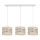 Lampadario su filo HELEN 3xE27/15W/230V crema