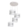 Lampadario su filo HELEN 4xE27/15W/230V bianco