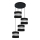 Lampadario su filo HELEN 4xE27/15W/230V nero