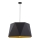 Lampadario su filo  IVO 1xE27/25W/230V nero/oro