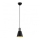 Lampadario su filo KEM 1xE27/40W/230V nero