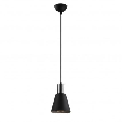 Lampadario su filo KEM 1xE27/40W/230V nero