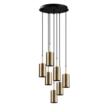 Lampadario su filo KEM 7xE27/40W/230V