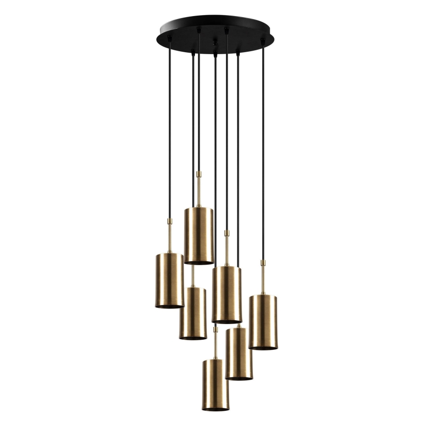 Lampadario su filo KEM 7xE27/40W/230V